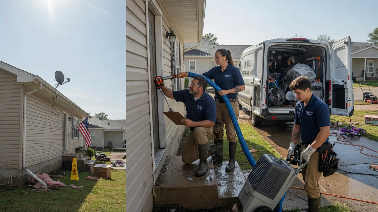 Ceiling Water Damage Restoration in King, WI near me